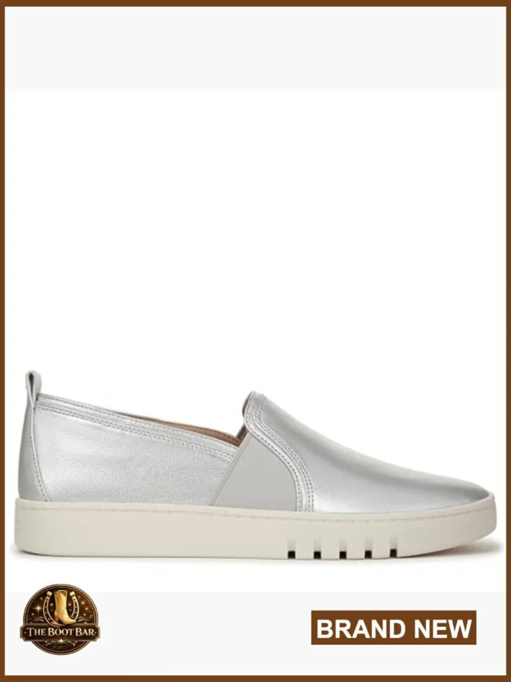 Womens Slip On Loafers Memory Foam Arch Support Cushioned Leather